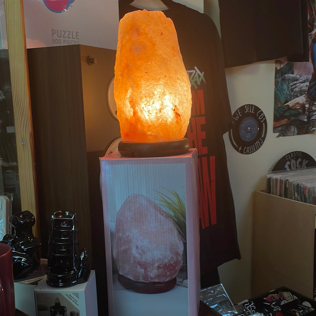 Salt rock lamp