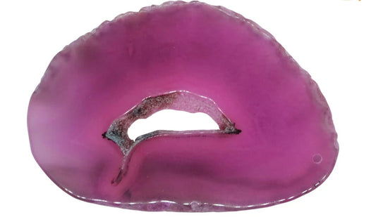 Stone Agate Slice Pink