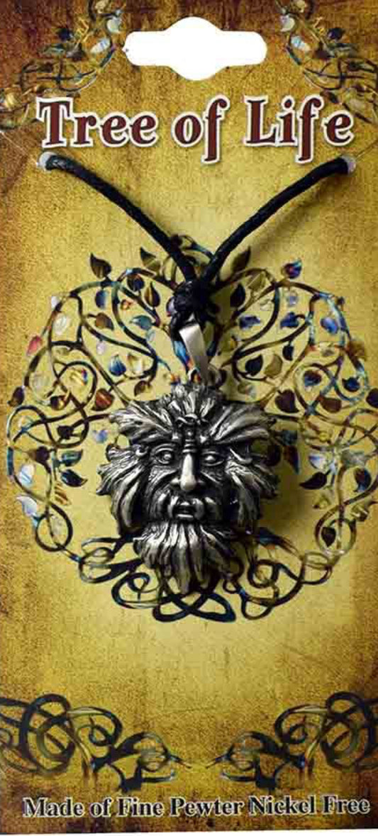 Pendant Pewter Green Man