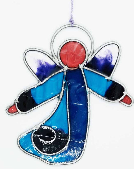 Suncatcher Angel Turq-Purple