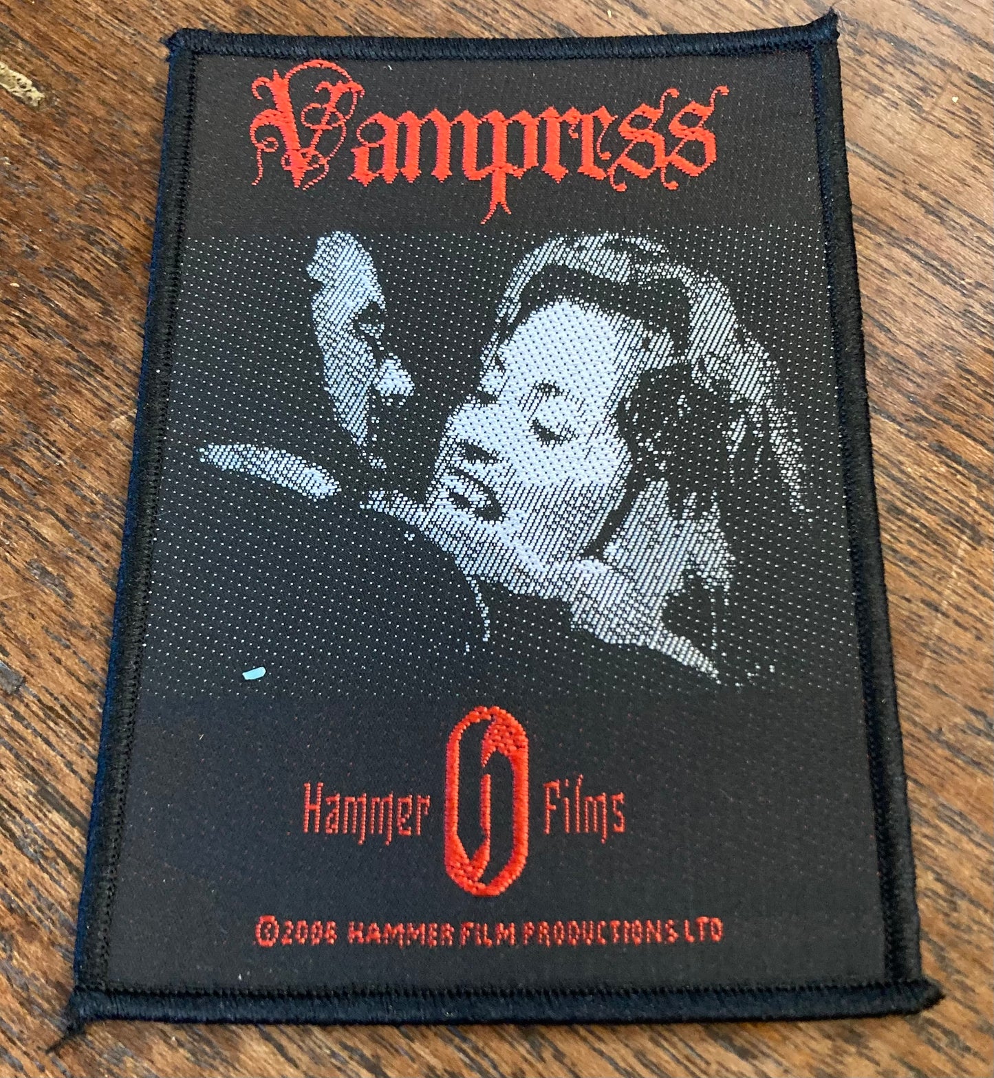 HAMMER FILMS VAMPRESS STANDARD PATCH