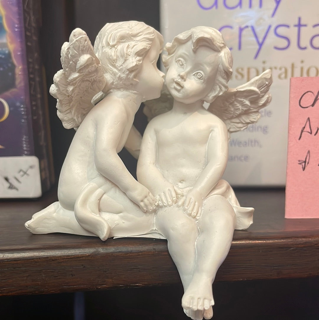 Cherub book shelf ornament