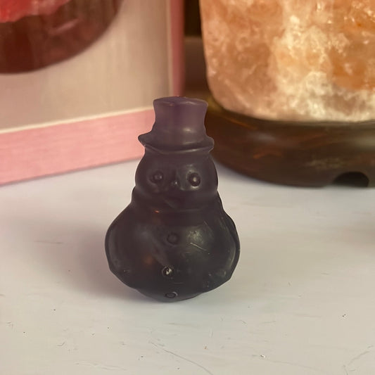 Fluorite snowman