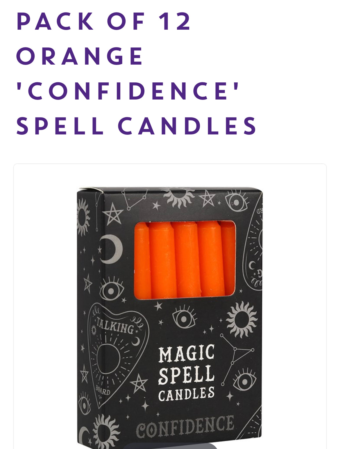 Confidence Spell Candles