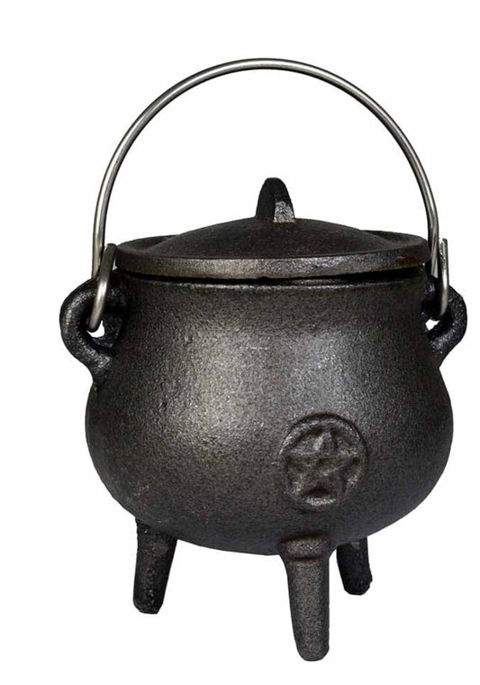 Cauldron With Pentagram H10cm