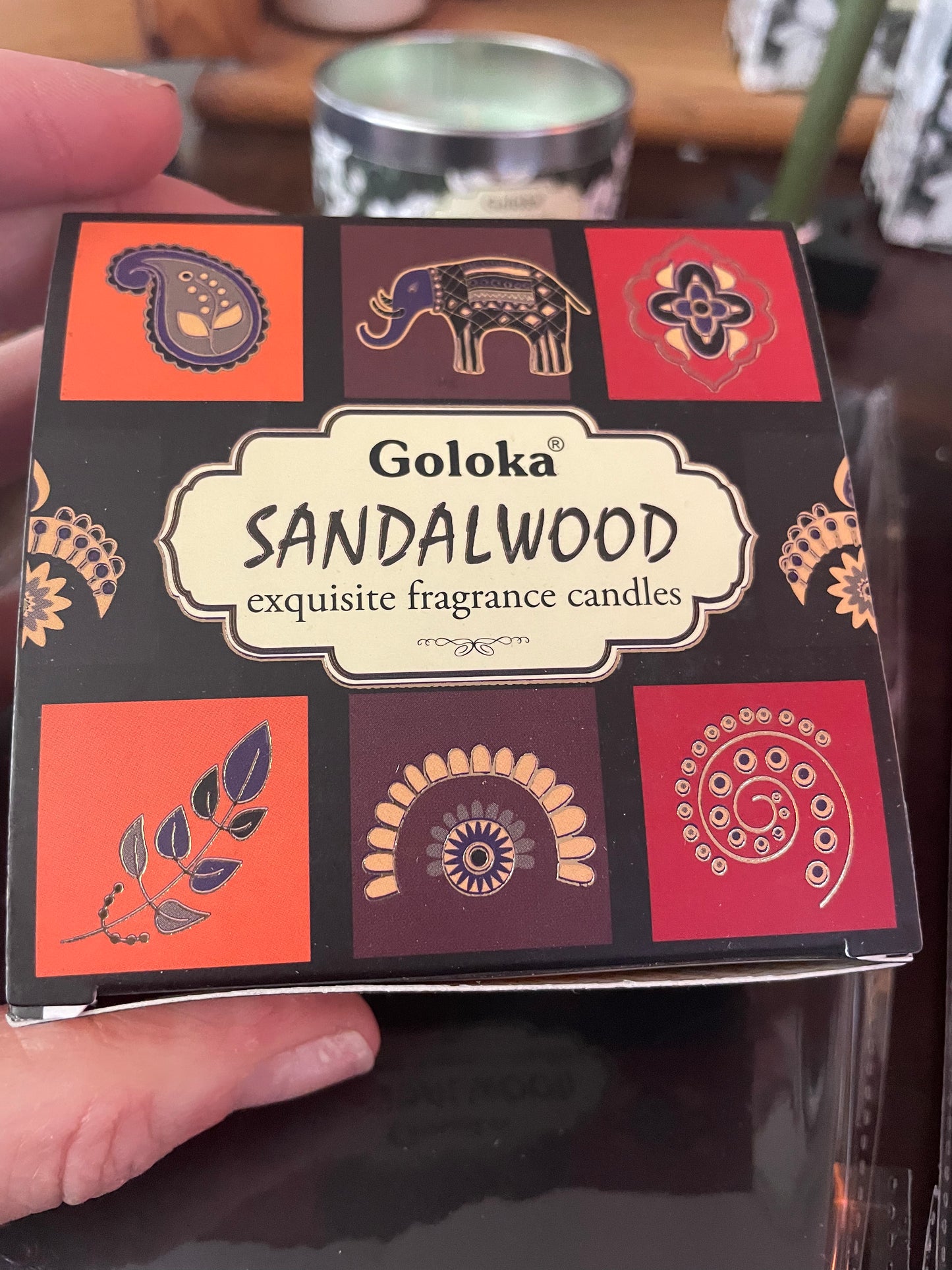 Sandalwood candle