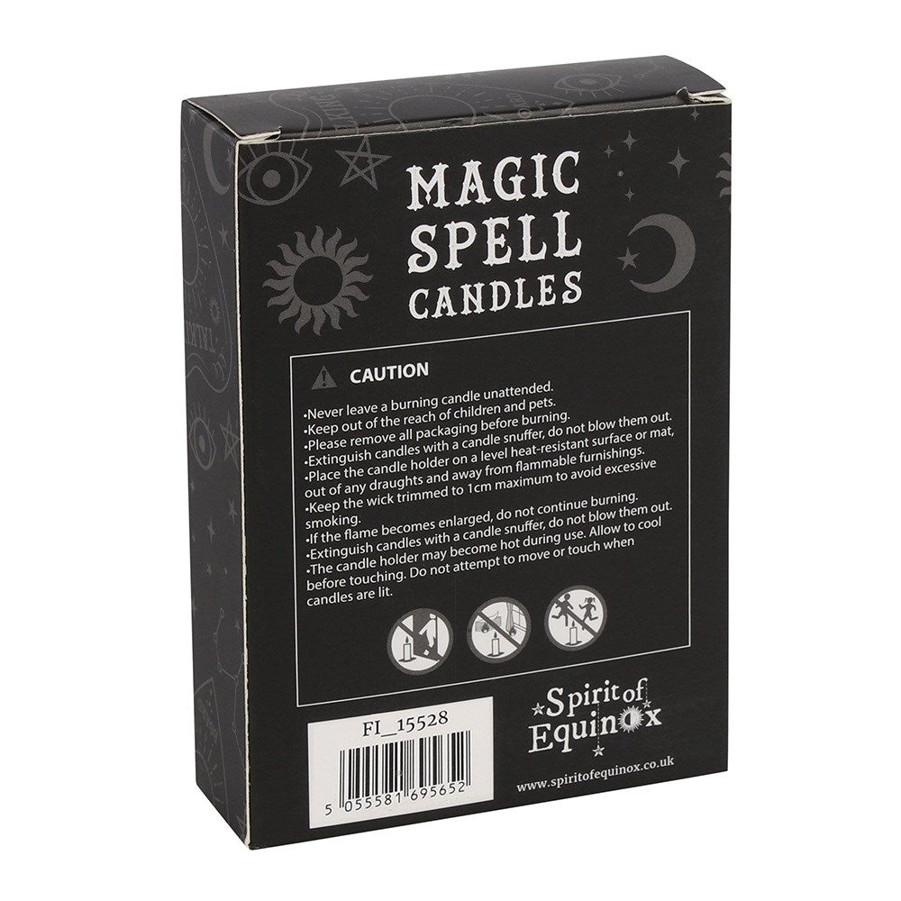 PACK OF 12 YELLOW 'SUCCESS' SPELL CANDLES